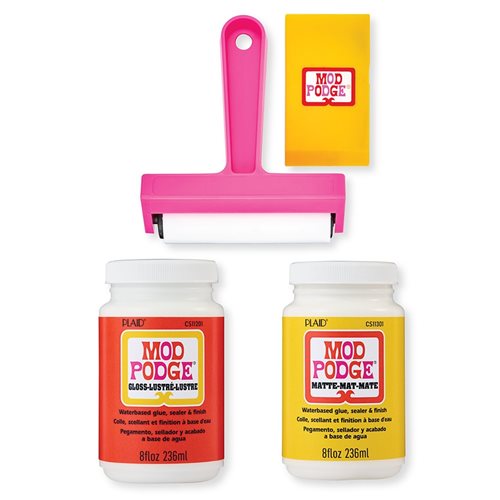 Mod Podge ® Gloss/Matte with Brayer/Squeegee Kit - PROMOMPMG24